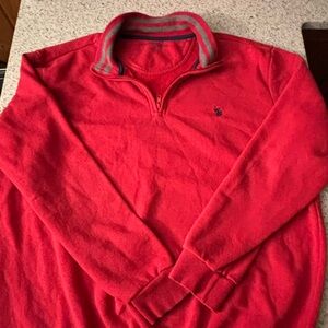 U.S. Polo Assn. Red Zip Up Sweater